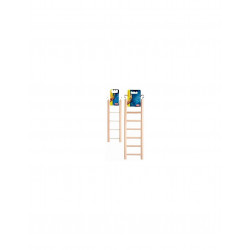 ESCALA DE MADERA CON 5 ESCALONES