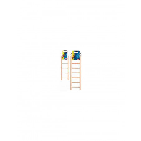 ESCALA DE MADERA CON 5 ESCALONES