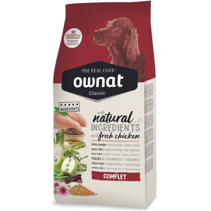 Ownat Pollo Fresco - Complet 20 kg