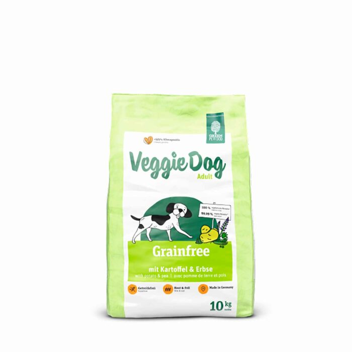 VeggieDog Origin es la elección definitiva para mantener a tu perro adulto en plena forma durante toda su vida. Con su receta vegetariana y sin gluten, esta comida proporciona todos los nutrientes esenciales que tu leal compañero necesita. Las sabrosas lentejas rojas son una fuente rica de aminoácidos importantes, mientras que la taurina y la L-carnitina brindan beneficios para la salud cardíaca de tu amigo de cuatro patas. Además, los valiosos antioxidantes presentes pueden ayudar a prevenir el envejecimiento celular, manteniendo a tu perro lleno de vitalidad. Pero eso no es todo, con VeggieDog Origin, tu mascota también está contribuyendo a un mundo más sostenible. Nuestra preocupación por el medio ambiente va más allá, ya que somos climáticamente positivos. A través de nuestro proyecto de conservación forestal en Tanzania, compensamos el 125% de nuestras emisiones de CO2. Así que, al elegir VeggieDog Origin, no solo estás cuidando a tu perro, sino también al planeta. ¡Una elección consciente y deliciosa para tu compañero peludo!"