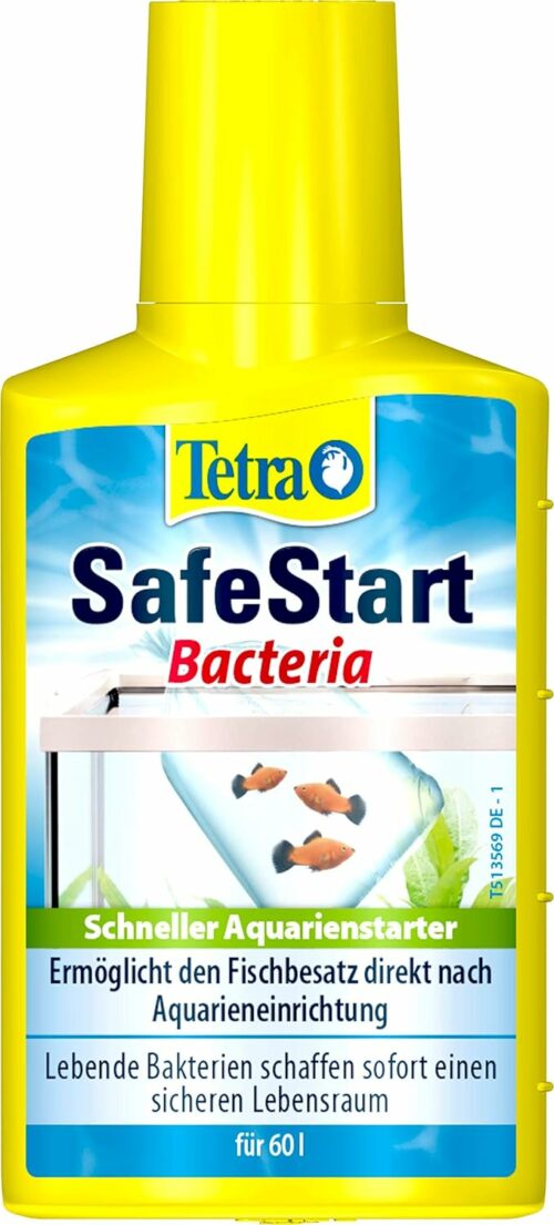 Contiene bacterias nitrificantes especialmente cultivadas que han demostrado reducir el amoniaco y el nitrito tóxicos en el acuario Reduce el contenido de amoníaco hasta 14 veces y el contenido de nitrito hasta 10 veces Ideal en combinación con Tetra AquaSafe, que promueve la colocación de las bacterias Puede durar 12 meses a temperaturas entre 2 °C y 30 °C Para todos los acuarios de agua dulce